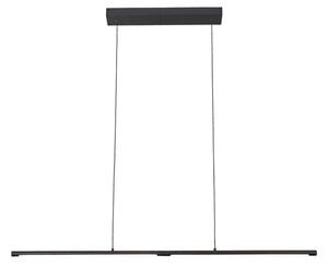 Mantra M6826 Torch 22 Watt LED Linear Ceiling Pendant In Sand Black