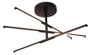 Mantra M6828 Torch 36 Watt LED Semi Flush Ceiling Light In Sand Black