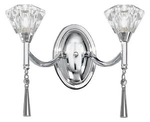 F2237/2 Chrome 2 Light Wall Light