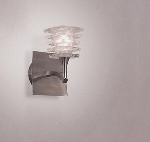 M0028/S Keops 1 Light Satin Nickel Switched Wall Lamp