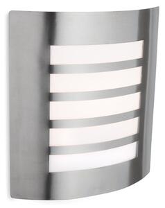 Firstlight 6408ST Prince Modern Stainless Steel Exterior Flush Wall Light