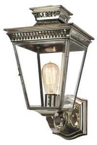 N491 Pagoda 1 light exterior wall light Nickel Plated Solid Brass