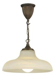 David Hunt Lighting BAD0163 Badger Bronze And Satin Glass Pendant