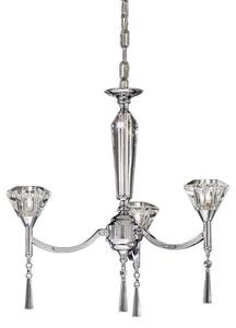 F2237/3 Chrome 3 Light Chandelier