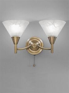 Franklite FL2251/2 Harmany Bronze 2 Light Wall Light