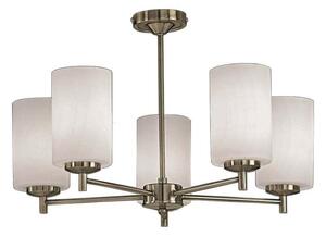 Franklite Decima FL2272/5 Bronze 5 Light Semi-Flush Ceiling Light