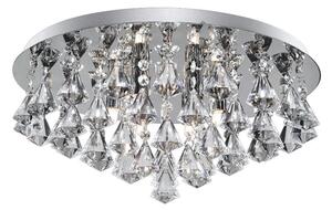 Searchlight 3306-6CC Hanna 6 Light Flush Ceiling Crystal Light