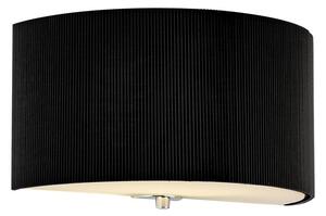 Dar ZAR0122 Zaragoza Black Wall Light
