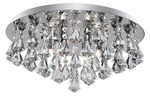 Searchlight 3308-8CC Hanna 8 Light Flush Ceiling Crystal Light