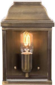 Victoria Solid Brass Outdoor Lantern, Antique Brass