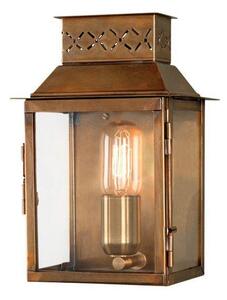 Lambeth Palace Outdoor Wall Lantern, Antique Brass