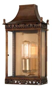 Regents Park Solid Brass Outdoor Lantern, Antique Brass
