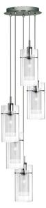 Searchlight 2305-5 Duo I, 5 Light Disc Ceiling Pendant