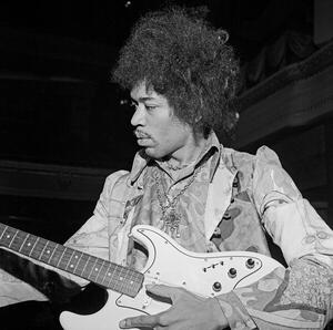 Photography American guitarist, composer and singer Jimi Hendrix