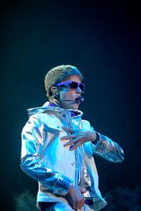 Photography Justin Bieber performing at the NIA