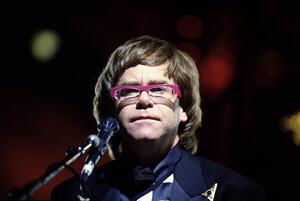 Photography Portrait du chanteur Elton John