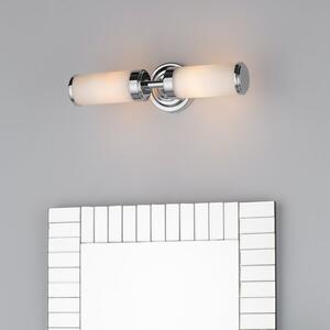Dar CEN0950 Century 2 Light Polished Chrome Wall Light