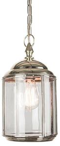 Wentworth N472 Traditional Solid Brass Nickel Plated 1 Light Pendant