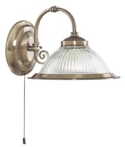 Searchlight 9341-1 American Diner 1 Light Wall Light In Antique Brass