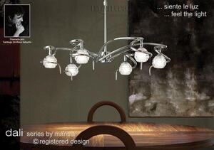 M0079PC Dali 6 Light Polished Chrome Chandelier