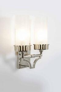 Highlander N840 Solid Brass Nickel Plated 2 Light Wall Light