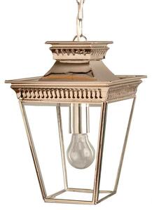 Pagoda N492 Solid Brass Small Nickel Plated Lantern