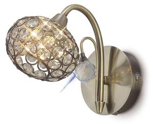 IL30941 Cara Antique Brass 1 Light Wall Lamp