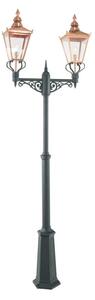 Norlys CS6-COPPER Chelsea Twin Lamp Post Copper with Clear Lens