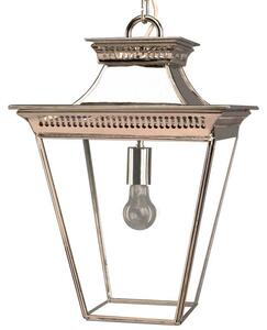 Pagoda N492B Solid Brass Medium Nickel Plated Lantern