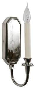 Valerie N828 Traditional Solid Brass Nickel Plated 1 Light Wall Light