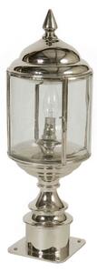 Wentworth N471SP Solid Brass Nickel Plated 1 Light Short Pillar Lamp
