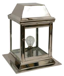 Strathmore N464 Solid Brass Nickel Plated Exterior Gate Lantern
