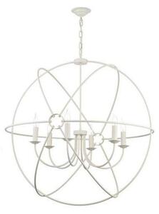 David Hunt Lighting ORB0633 Orb 6 Light Ceiling Pendant in Cream