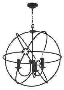 David Hunt Lighting ORB0322 Orb 3 Light Ceiling Pendant in Black