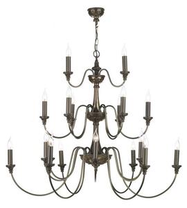 David Hunt Lighting BAI2163 Bailey 21 Light Ceiling Pendant in Bronze