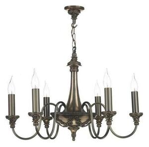 David Hunt Lighting BAI0663 Bailey 6 Light Ceiling Pendant in Bronze