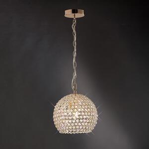 IL30751 Ava 4 Light French Gold Crystal Ceiling Pendant