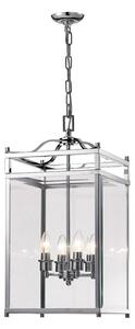 IL31103 Aston 4 Light Chrome Ceiling Lantern