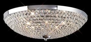 IL30189 Ava 9 Light Flush Crystal Ceiling Light