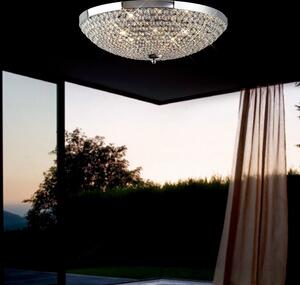 IL30188 Ava 6 Light Flush Crystal Ceiling Light