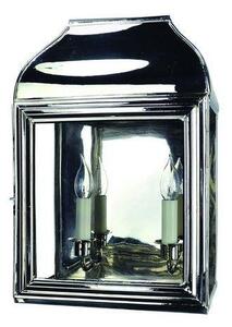 N506A Large Nickel Hemmingway 2 Light Wall Lantern