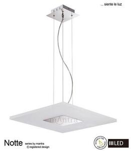 M8120 Notte LED 1 Light Square Ceiling Pendant in Chrome