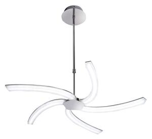 M3560 On LED 5 Light Ceiling Pendant in Chrome