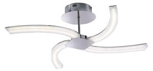 M3561 On LED 4 Light Semi Flush Ceiling Light in Chrome