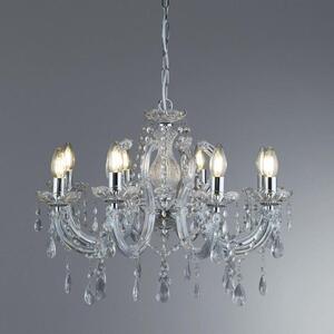 Searchlight 399-8 Marie Therese 8 Light Chandelier Ceiling Light In Polished Chrome