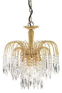 Searchlight 5173-3 Waterfall Gold 3 Light Ceiling Pendant