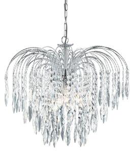 Searchlight 4175-5 Waterfall Chrome 5 Light Ceiling Pendant