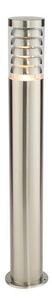 Saxby 13923 Tango 1 Light Exterior Brushed Steel Bollard