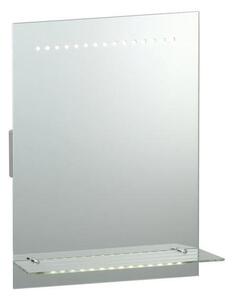 39237 Omega LED Illuminated Bathroom Mirror With Glass Shelf