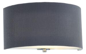 Dar ZAR0139 Zaragoza Modern Wall Light in Grey
